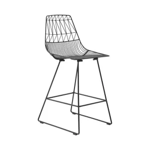 black wire stool hire