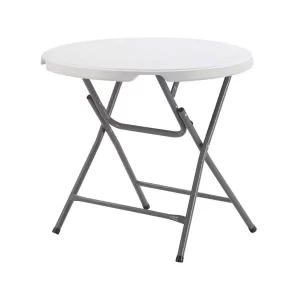 round cafe table hire