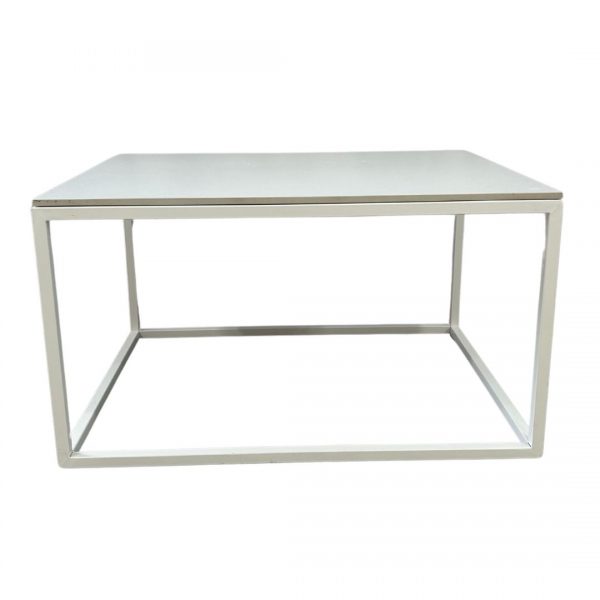 White Rectangular Coffee Table