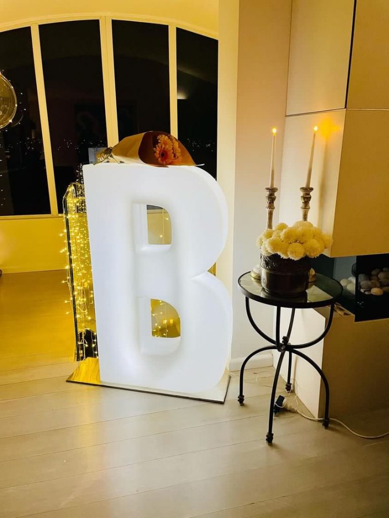 Glow Letters B