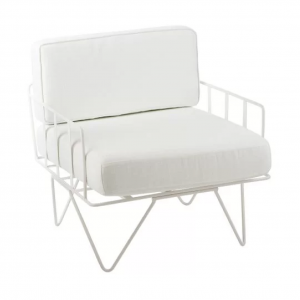 White Wire Arm Chair Hire