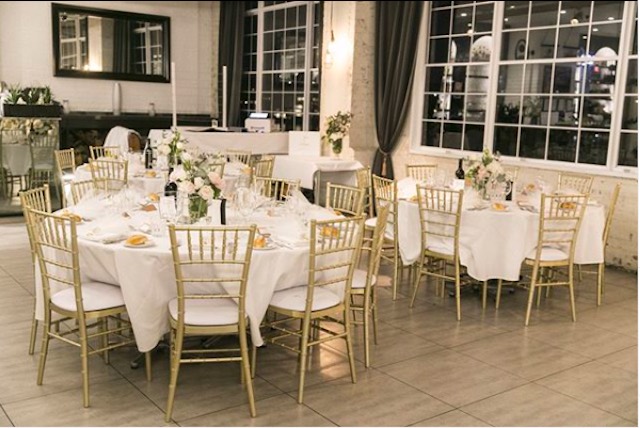 Navy Blue Sofas and white table