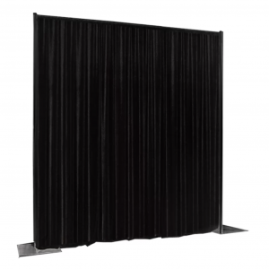 Black Drape back drop 3x3m